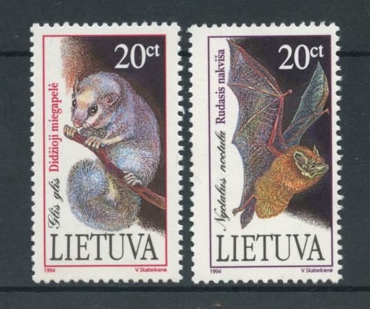 1994 - LITUANIA - LOTTO/20236 - PROTEZIONE NATURA 2v. NUOVI