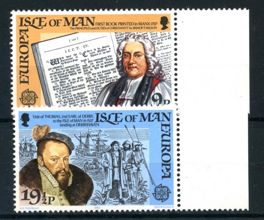 1982 - ISOLA DI MAN - EUROPA 2v. - NUOVI - LOTTO/28470