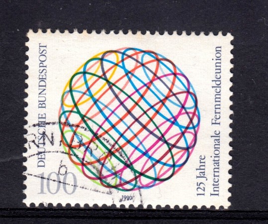 1990 - GERMANIA FEDERALE - 100p. ANNIVERSARIO U.I.T. - USATO - LOTTO/31278U