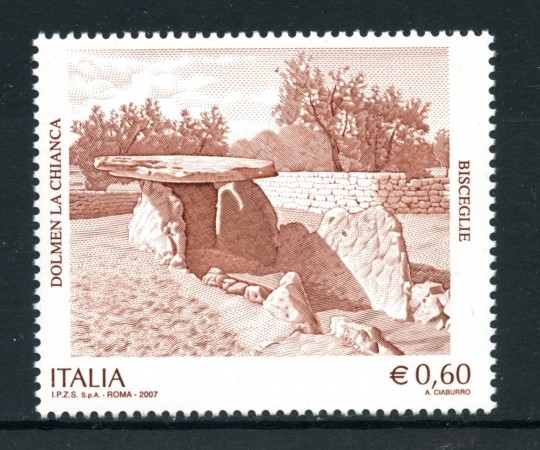 2007 - REPUBBLICA - DOLMEN LA CHIANCA - NUOVO - LOTTO/25447