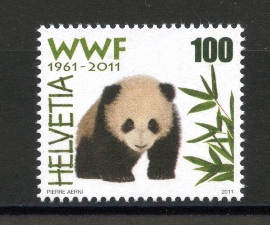2011 - SVIZZERA - LOTTO/37773 - CINQUANTENARIO WWF - NUOVO