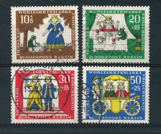 1966 - LOTTO/15524 - BERLINO - BENEFICENZA FAVOLE 4v. - USATI