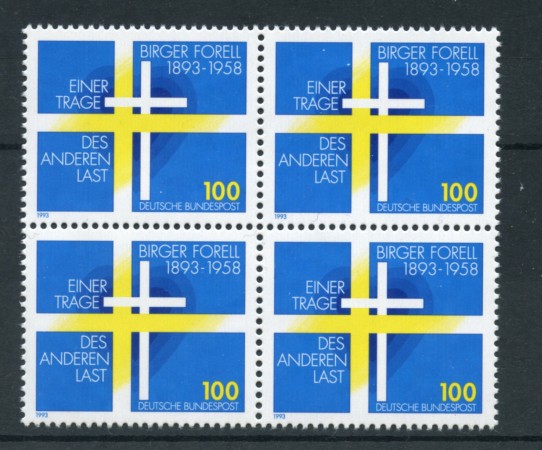 1993 - LOTTO/19068Q - GERMANIA - BIRGER FORREL - QUARTINA