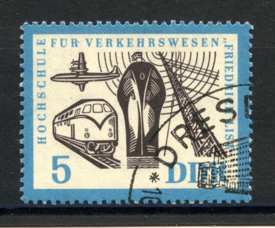 1962 - GERMANIA DDR - SCUOLA DI COMUNICAZIONE - USATO - LOTTO/36177