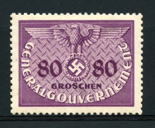 1940 - LOTTO/14057 - POLONIA OCCUPAZ. TEDESCA - 80 gr- SERVIZIO - NUOVO