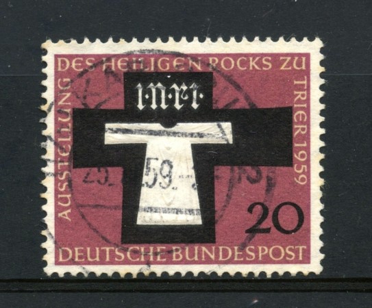 1959 - GERMANIA FEDERALE - 20p. VESTE SANTA A TREVIRI - USATO - LOTTO/30843U