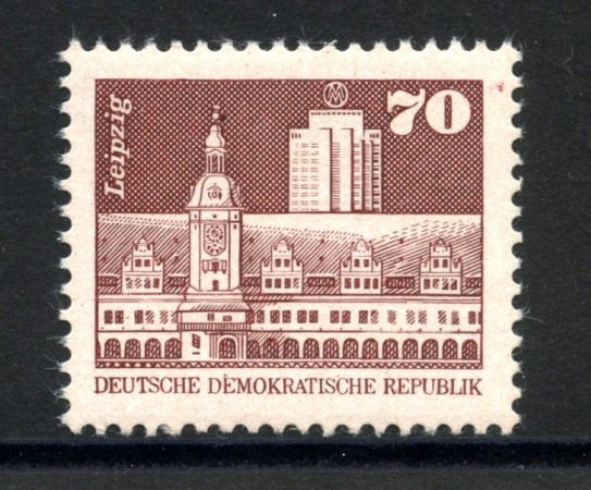1981 - GERMANIA DDR - 70p. EDIFICIO DI LIPSIA - NUOVO - LOTTO/36577