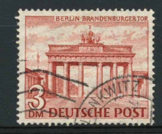 1949 - LOTTO/11935 - BERLINO - 3 Dm. PORTA DI BRANDEBURGO - USATO
