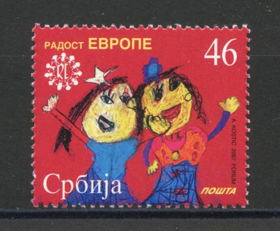 2007 - SERBIA REPUBBLICA - GIOIE D'EUROPA - NUOVO - LOTTO/35071