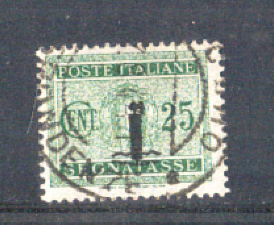 1944 - LOTTO/RSIT63U - RSI - 25c. SEGNATASSE - USATO