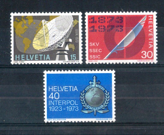 1973 - LOTTO/SVI923CPN - SVIZZERA - PROPAGANDA 3v. - NUOVI