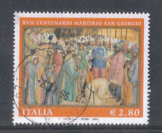 2004 - LOTTO/7461U - REPUBBLICA - MARTIRIO S. GIORGIO - USATO