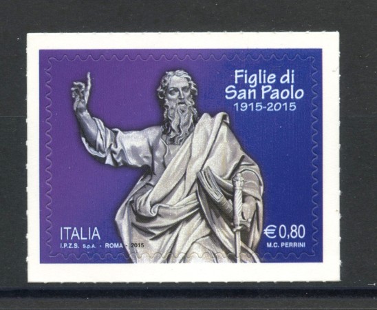 2015 - REPUBBLICA - FIGLIE DI SAN PAOLO - NUOVO - LOTTO/36899