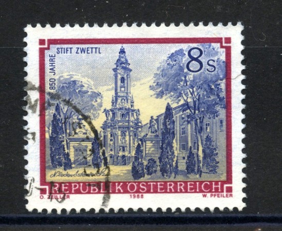 1988 - AUSTRIA - MONASTERO DI ZWETTL - USATO - LOTTO/39562
