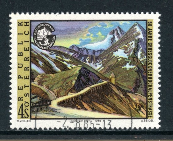 1985 - AUSTRIA - PASSO  DEL GROSSGLOCKNER - USATO - LOTTO/28356