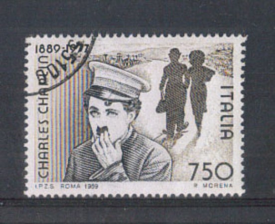 1989 - LOTTO/6928U - REPUBBLICA - CHARLIE CHAPLIN - USATO