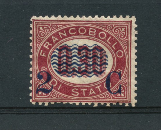 1878 - LOTTO/22400 - REGNO - 2 CENT. SU 0,30 LACCA - LING.