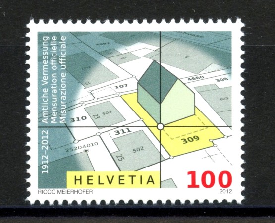 2012 - SVIZZERA - LOTTO/37808 - MISURAZIONI UFFICIALI - NUOVO