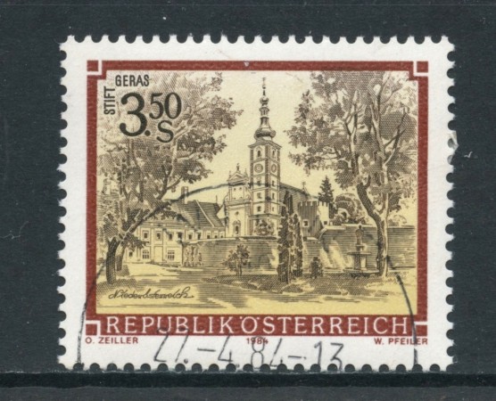 1984 - AUSTRIA - CONVENTO DI GERAS - USATO - LOTTO/28318