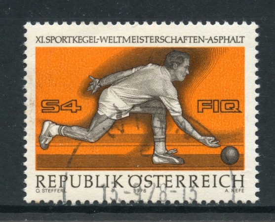 1976 - AUSTRIA - CAMPIONATO DI BOCCE - USATO - LOTTO/28072