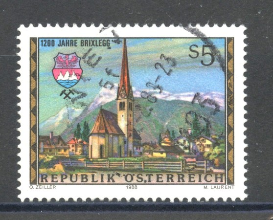 1988 - AUSTRIA - CITTA' DI BRIXLEGG - USATO - LOTTO/39563