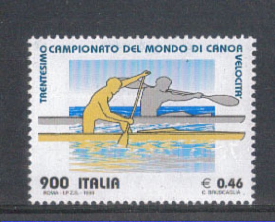 1999 - LOTTO/7239 - REPUBBLICA - CAMPIONATI DI CANOA - NUOVO