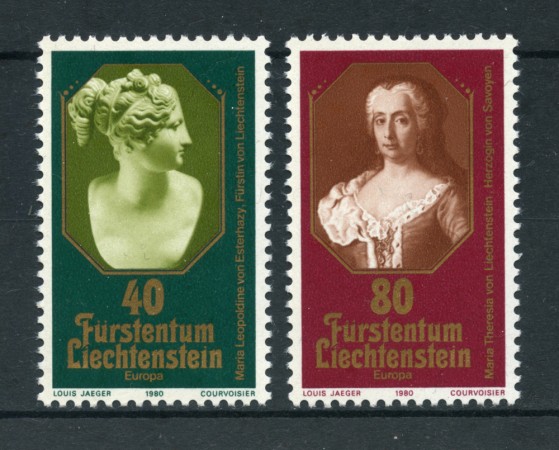 1980 - LOTTO/23532 - LIECHTENSTEIN - EUROPA 2v. - NUOVI
