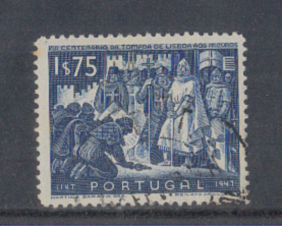 1947 - LOTTO/9725DU - PORTOGALLO - 1,75e. LIBERAZIONE - USATO