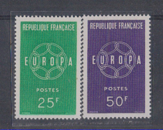 1959 - LOTTO/4511 - FRANCIA - EUROPA 2v.