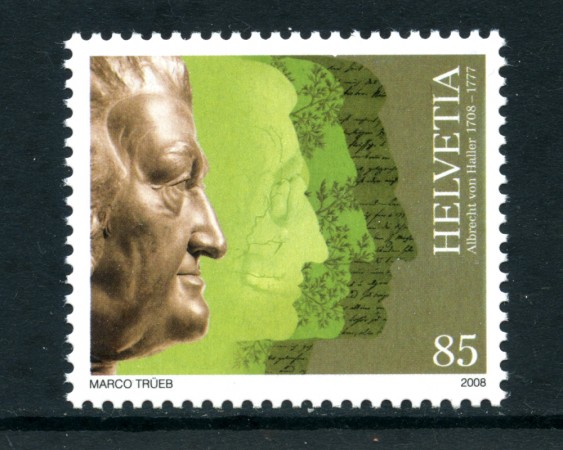 2008 - LOTTO/23931 - SVIZZERA - ALBRECHT VON HALLER - NUOVO
