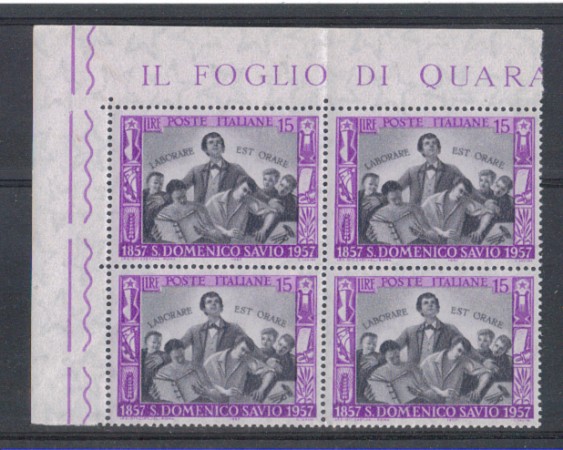 1957 - LOTTO/6326Q - REPUBBLICA -  S.D. SAVIO QUARTINA