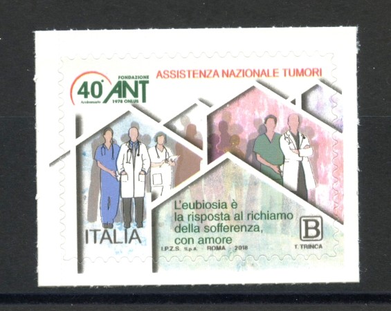 2018 - REPUBBLICA - ASSOCIAZIONE NAZIONALE TUMORI - NUOVO - LOTTO/37066