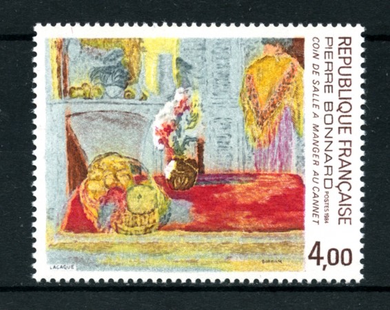 1984 - LOTTO/17498 - FRANCIA - P. BONNARD QUADRO - NUOVO