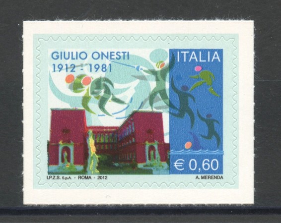 2012 - REPUBBLICA - GIULIO ONESTI - NUOVO - LOTTO/37140