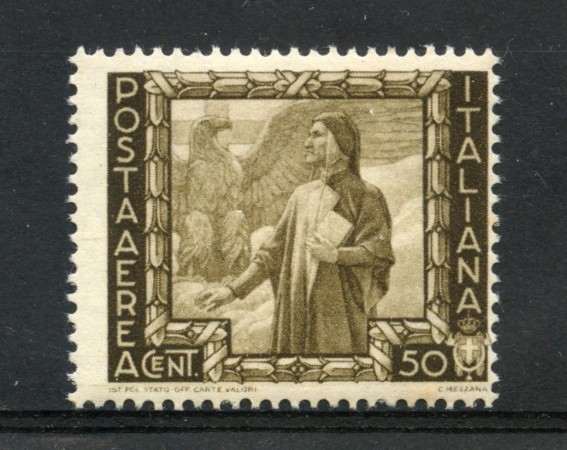 1938 - REGNO - 50c. POSTA AEREA PROCLAMAZIONE IMPERO - NUOVO - LOTTO/11295