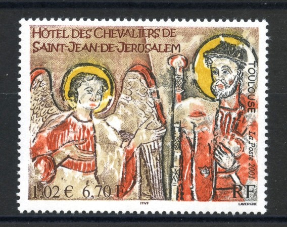 2001 - FRANCIA - LOTTO/38703 - HOTEL DEI CAVALIERI - NUOVO