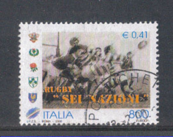2000 - LOTTO/7259U - REPUBBLICA - TORNEO RUGBY - USATO