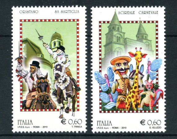 2010 - LOTTO/21248 - REPUBBLICA - FOLCLORE 2v. - NUOVI
