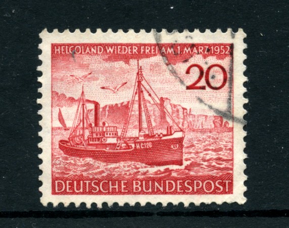 1952 - LOTTO/24235 - GERMANIA FEDERALE - RESTITUZIONE HELIGOLAND - USATO