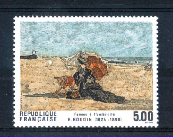 1987 - LOTTO/FRA2472N - FRANCIA - 5 Fr. QUADRO DI EUGENE BOUDIN - NUOVO