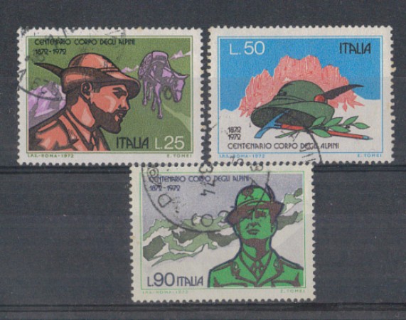 1972 - LOTTO/6558U - REPUBBLICA - CORPO ALPINI USATI