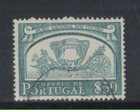 1952 - LOTTO/9739CU - PORTOGALLO - 50c. CARROZZE - USATO