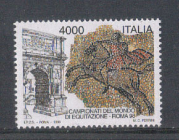 1998 - LOTTO/7206 - REPUBBLICA - CAMPIONATI DI EQUITAZIONE