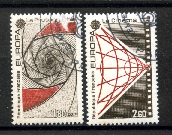 1983 - FRANCIA - LOTTO/41349US - EUROPA 2v. - USATI