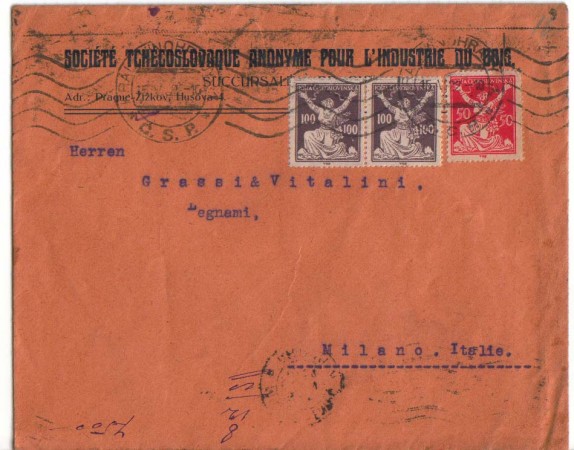 1922 - LBF/3110C  CECOSLOVACCHIA