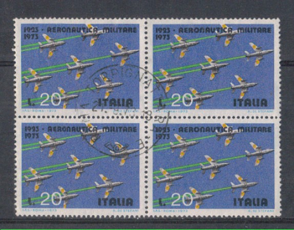 1973 - LOTTO/6575UAQ - REPUBBLICA - 20 L. AERONAUTICA QUART/USAT
