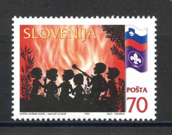 1995 - SLOVENIA - ORGANIZZAZIONE SCOUT - NUOVO - LOTTO/33884