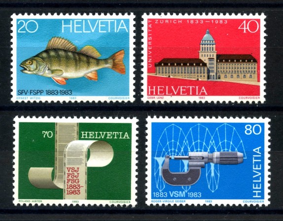 1983 - SVIZZERA - LOTTO/39465 - PROPAGANDA 4v. - NUOVI