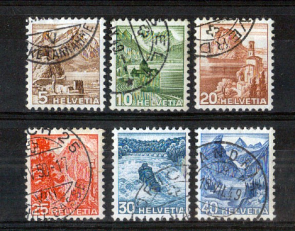 1948 - LOTTO/SVI466CPU - SVIZZERA - VEDUTE 6v. - USATI
