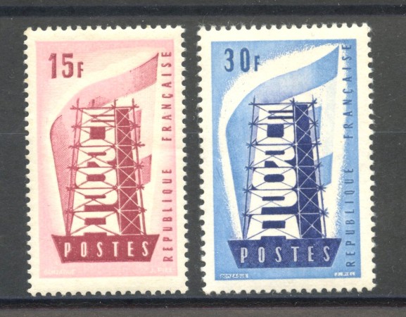 1956 - FRANCIA - LOTTO/41159 - EUROPA 2v. - NUOVI